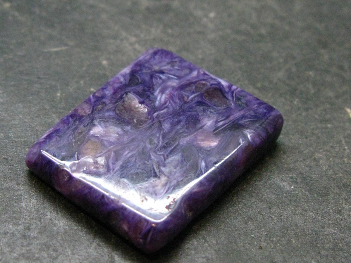Large Nice Charoite Tumbled Stone from Russia - 8.0 Grams - 1.1"