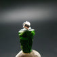 Green Chrome Diopside 925 Silver Pendant from Russia - 0.7" - 1.64 Grams