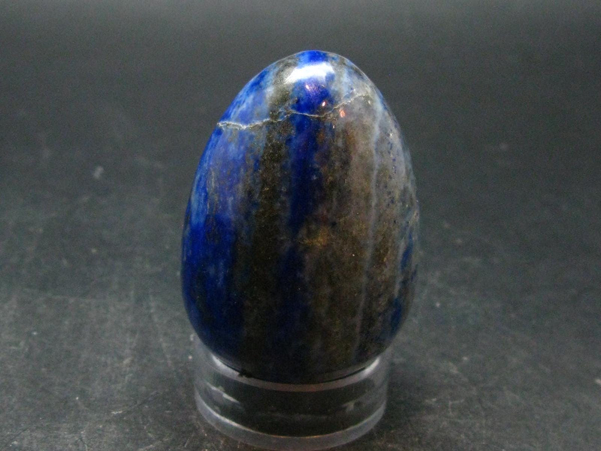 Beautiful Blue Lapis Lazuli Egg from Afghanistan - 2.1" - 119.37 Grams