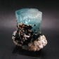 Big Aquamarine & Black Tourmaline Crystal From Erongo Namibia - 3.3"