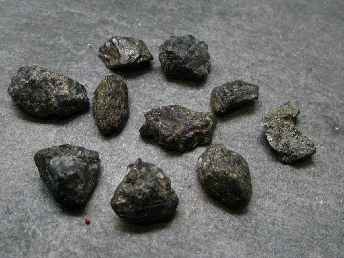 Lot of 10 Rare Alexandrite Chrysoberyl Crystals From Brazil - 46.45 Carats