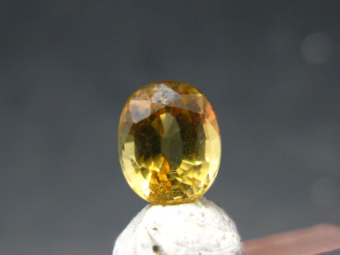 Gold Danburite Gem Facetted Cut Stone From Tazania - 1.55 Carats