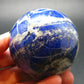 Beautiful Blue Lapis Lazuli Sphere from Afghanistan - 2.2"