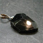Black Tourmaline Schorl Silver Pendant From Brazil - 1.4" - 6.0 Grams