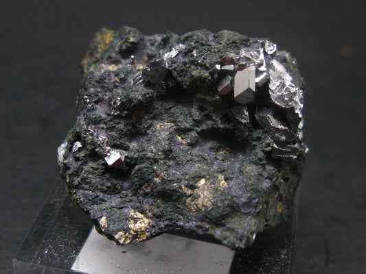 Sperrylite Crystals On Matrix From Norilsk Russia - 1.5" - 10+ Crystals