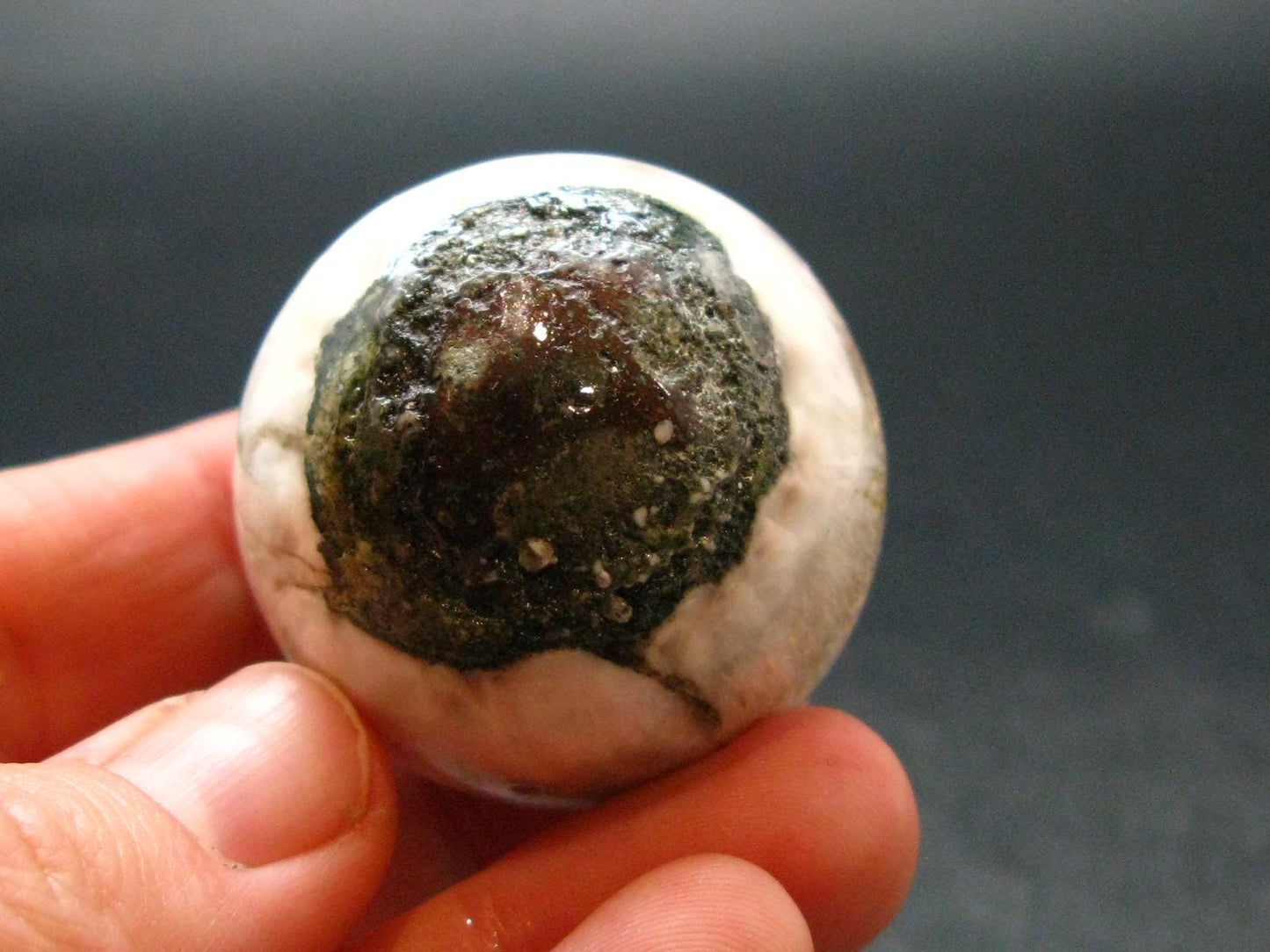 Natrolite Sphere Ball From Indonesia - 1.4" - 47.63 Grams