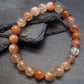 Sunstone Genuine Bracelet ~ 7 Inches ~ 8mm Round Beads
