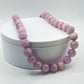 Natural Kunzite Necklace | Pink Kunzite Beads | Heart Healing Crystal | Calming & Feminine Energy