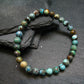Turquoise Genuine Untreated Bracelet ~ 7 Inches ~ 6mm Round Beads