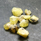 Lot of 10 Large Rhodizite Rhodozite Crystals from Madagascar - 30.45 Carats