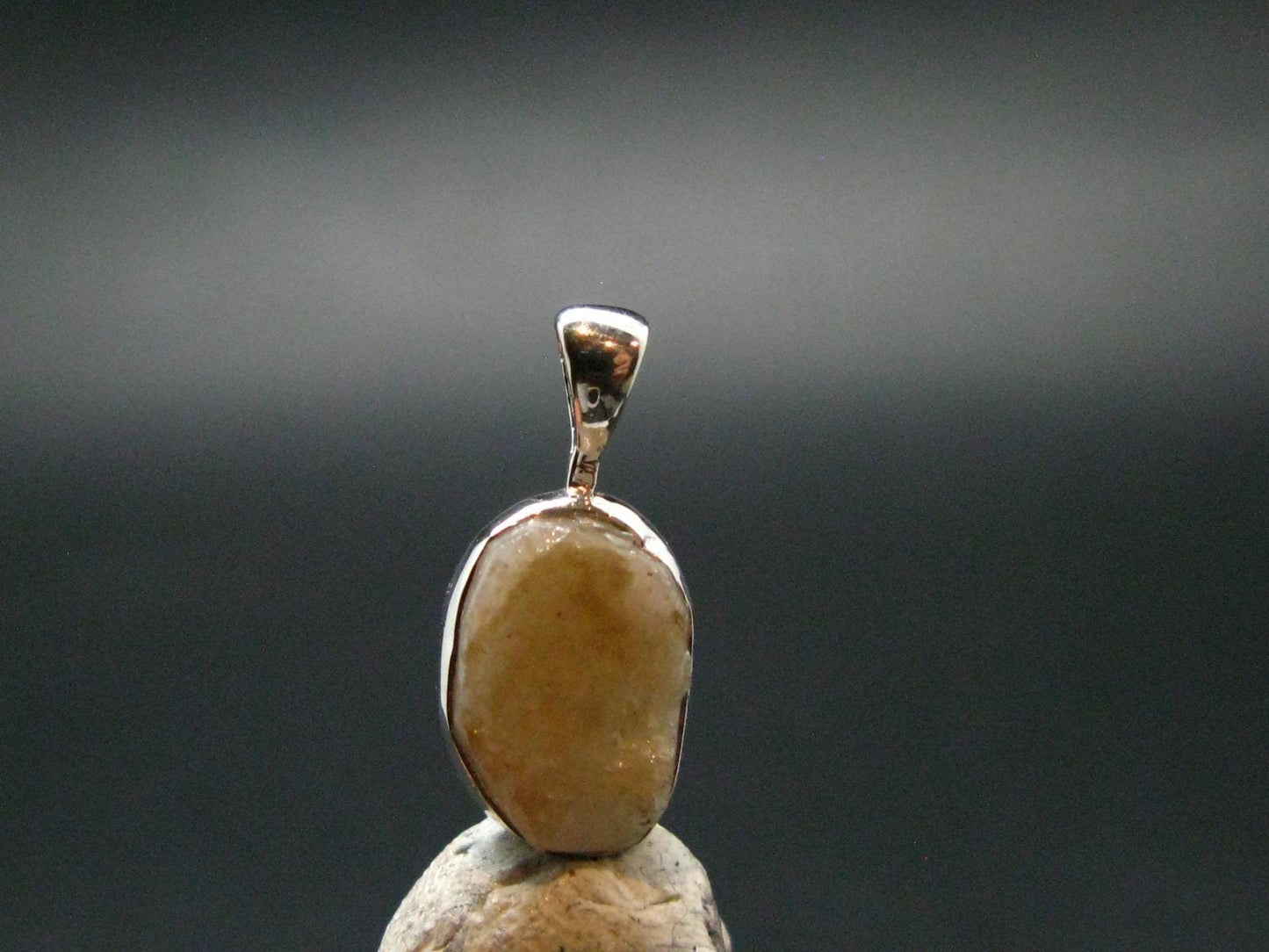 Phenakite Phenacite Crystal Silver Pendant From Russia - 0.7" - 1.25 Grams