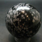 Snowflake Obsidian Sphere From Mexico - 2.4"
