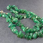 Lot of 3 Green Aventurine Tumbled Beads Necklaces from India - 18"