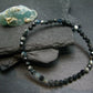 Rare Grandidierite Genuine Bracelet ~ 7 Inches ~ 4mm Facetted Beads