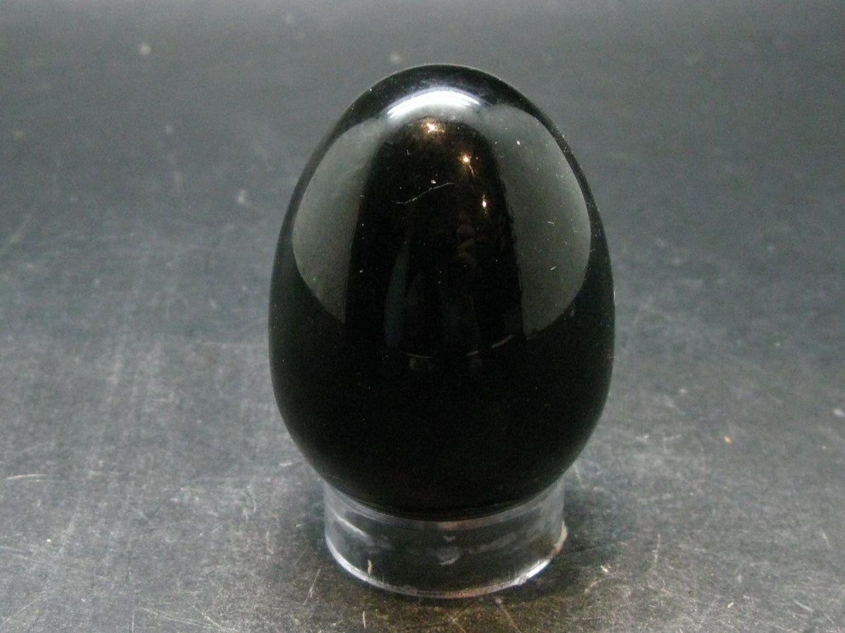 Black Obsidian Egg From Mexico - 2.3" - 140.22 Grams