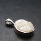 Very Rare White Cryolite 925 Silver Pendant from Greenland - 0.7" - 1.34 Grams