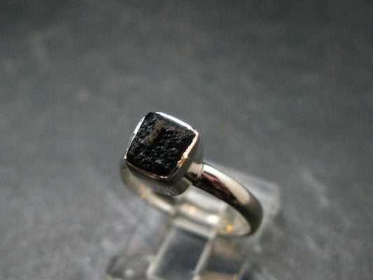 Terminated Brookite Crystal Silver Ring From Arkansas - Size 6 - 2.0 Grams