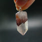 Phantom Hematite in Quartz Crystal Pendant From India - 1.4" - 6.14 Grams