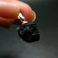 Azurite Nodule Crystal Sterling Silver Pendant from Russia - 0.7" - 2.03 Grams