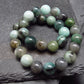Emerald Genuine Bracelet ~ 7 Inches ~ 6mm Round Beads