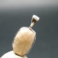 Phenakite Phenacite Crystal Silver Pendant From Brazil - 0.7" - 1.36 Grams