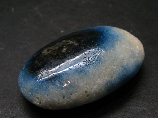 Blue Ice Glacierite Tumbled Stone from Indonesia - 1.9" - 27.62 Grams