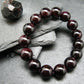 Garnet Almandine Genuine Bracelet ~ 7 Inches ~ 12mm Round Beads