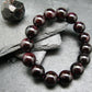 Garnet Almandine Genuine Bracelet ~ 7 Inches ~ 12mm Round Beads