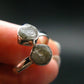 Phenakite Phenacite Crystal Silver Ring From Brazil - Size 5 - 2.09 Grams