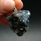 Heaven Stone!! Wet-Look Indigo Blue Lazulite Cluster Silver Pendant From Canada - 1.2" - 9.71 Grams
