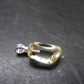 Bytownite Golden Labradorite Silver Pendant From Mexico - 0.8"