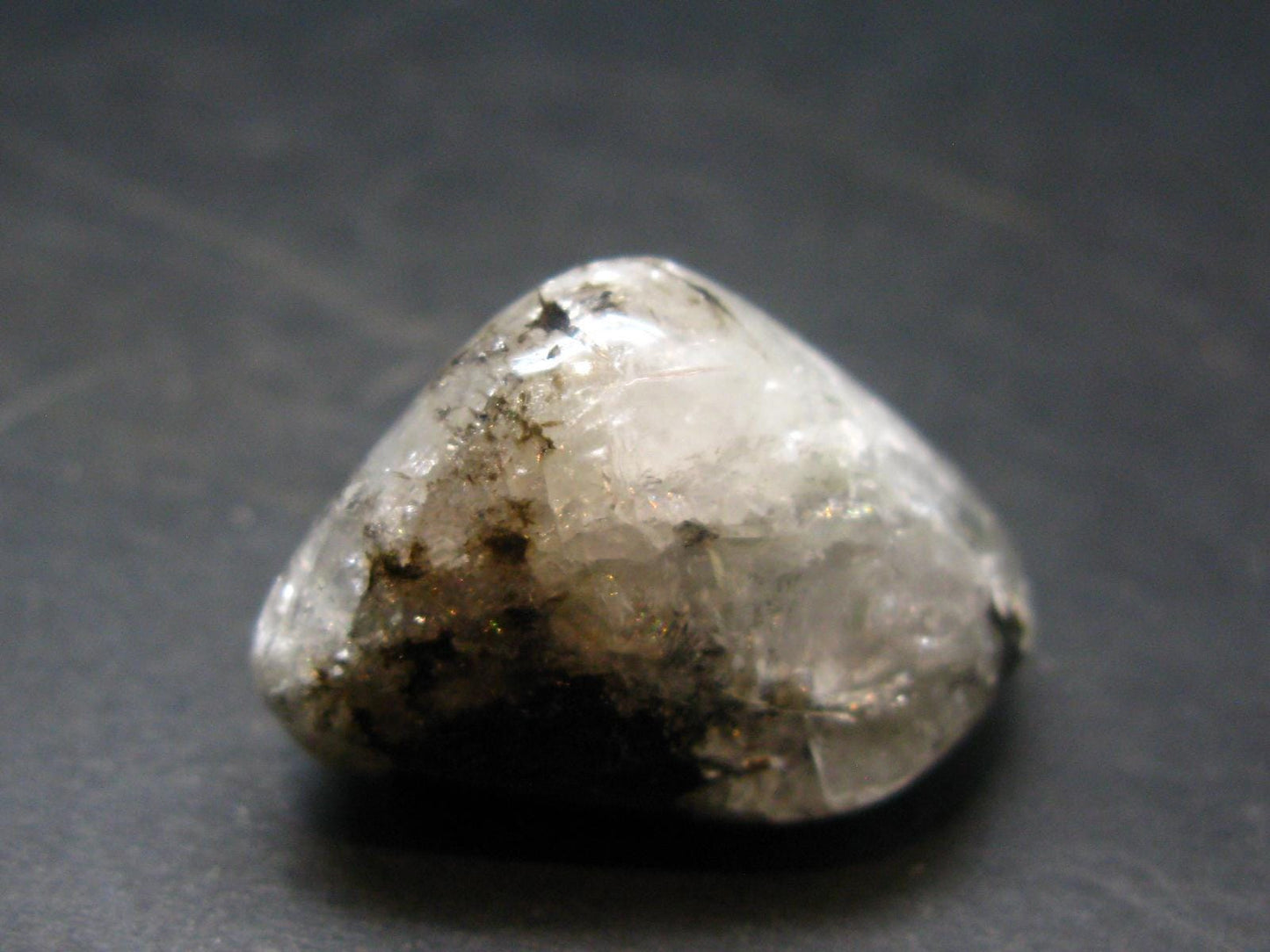 Gem Phenakite Phenacite Tumbled Stone From Russia - 62.40 Carats - 1.1"
