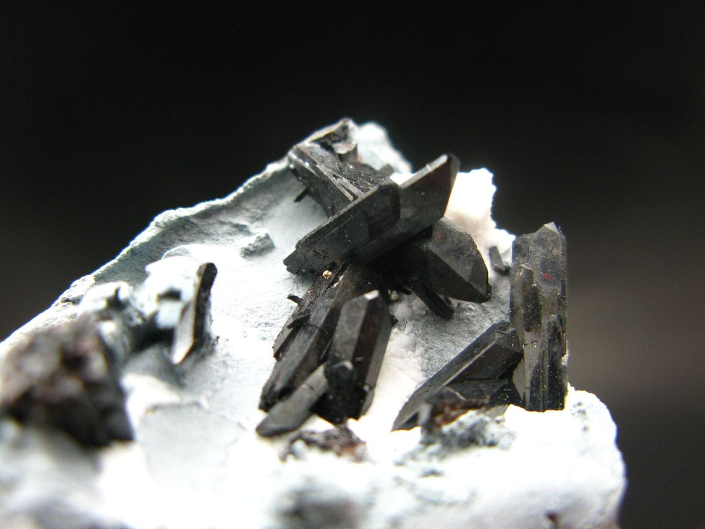 Neptunite on Natrolite Cluster From California - 3.2"
