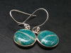 Amazonite Silver Earrings from Russia - 2.79 Grams