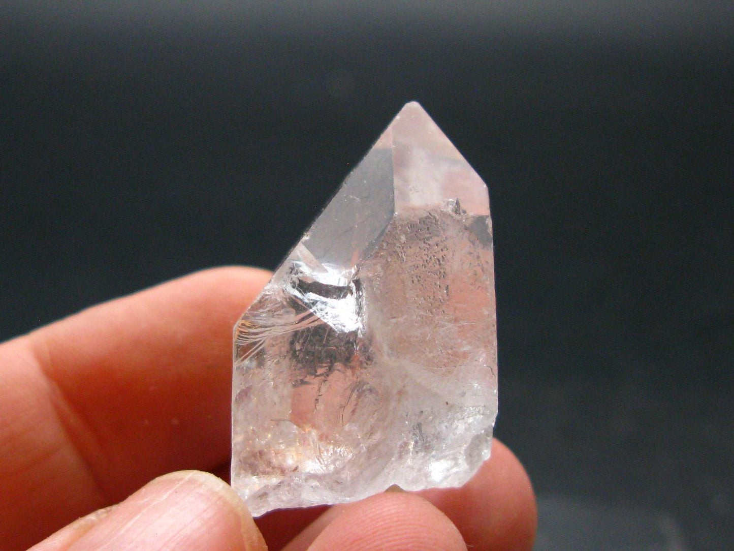 Record Keeper Lemurian Seed Quartz Crystal From Brazil - 1.1"