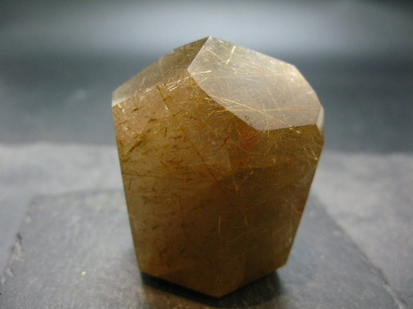 Large Polished Rutilated Quartz Crystal from Brazil - 2.1" - 122.94 Grams