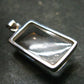 Nice Danburite Crystal Silver Pendant from Mexico - 1.2" - 5.18 Grams