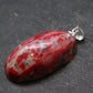 Rare Red Cinnabar Cinabar Pendant From Peru - 1.3"