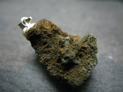 Ludlamite Cluster Silver Pendant From Bolivia - 1.1" - 6.44 Grams