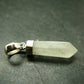 Gem Libyan Desert Glass Tektite Pendant Sterling Silver from Libya - 1.2" - 2.34 Grams