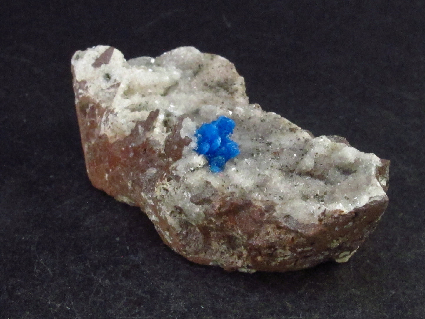 Cavansite on Stilbite Cluster From India - 2.1" - 27.4 Grams