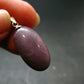 Purple Jade Silver Plated Pendant From Turkey - 1.2" - 3.31 Grams