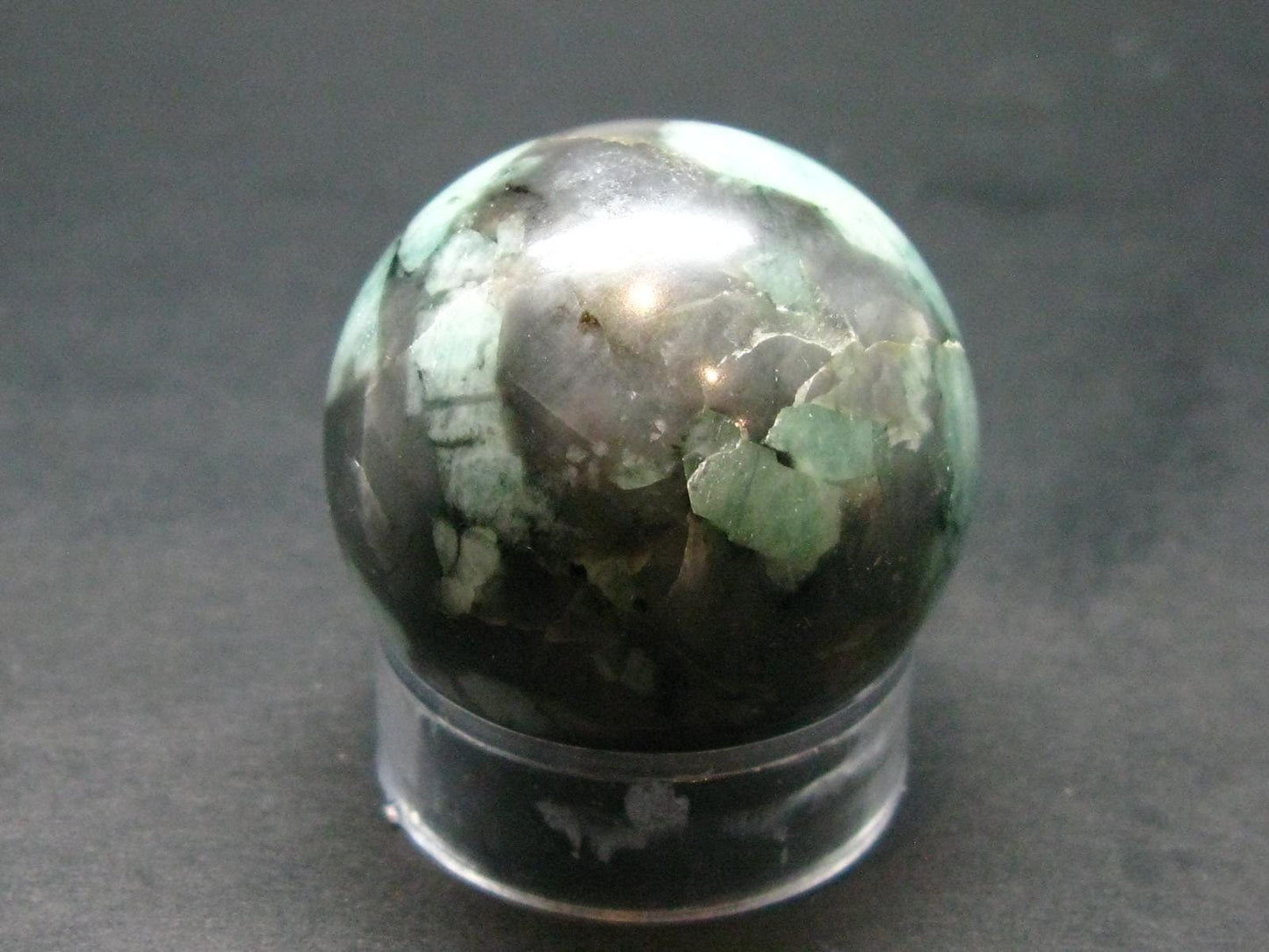 Emerald Sphere Ball From Brazil - 1.4" - 68.27 Grams