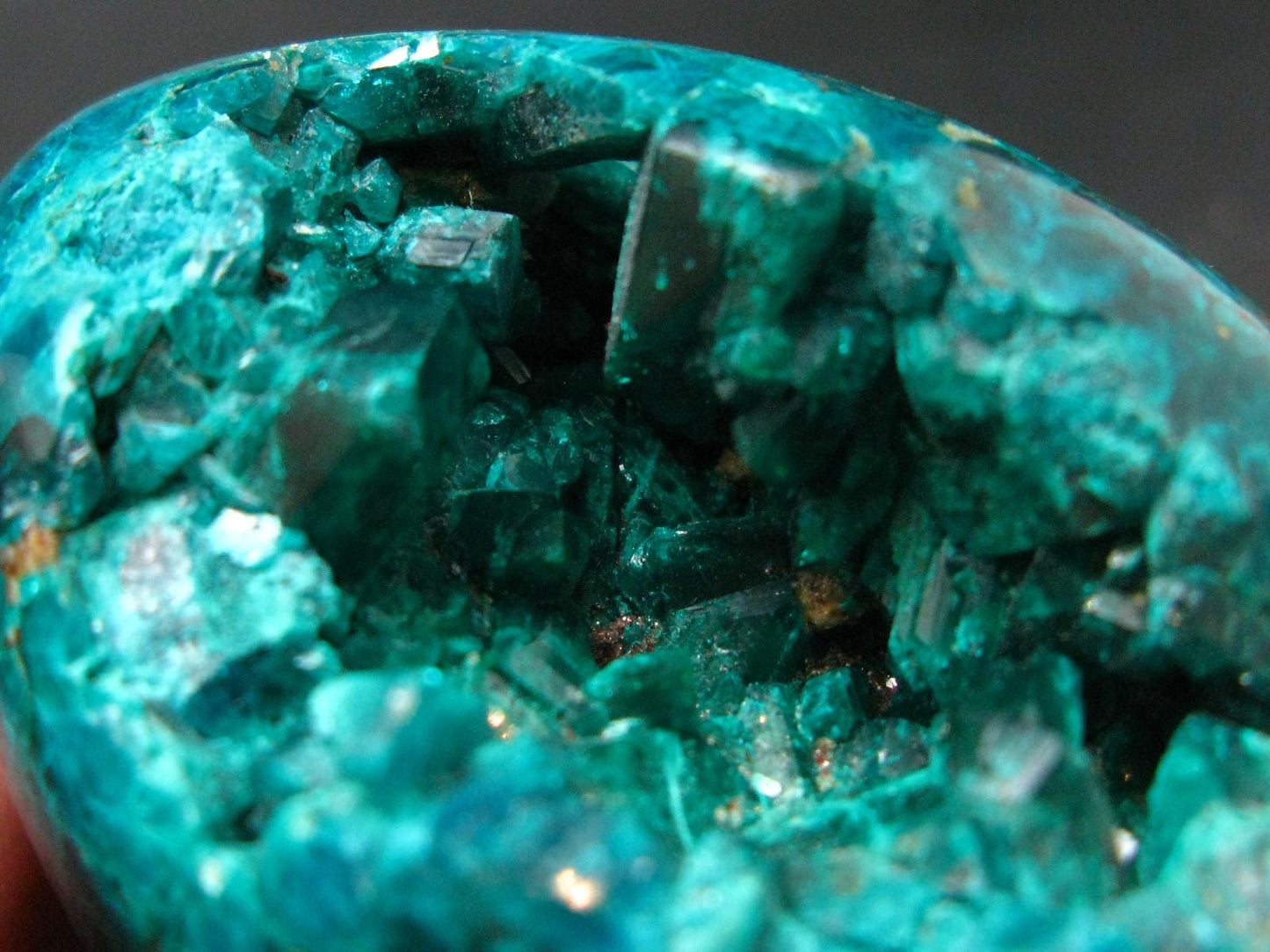 Very Rare Large Dioptase Egg From Congo - 2.7"