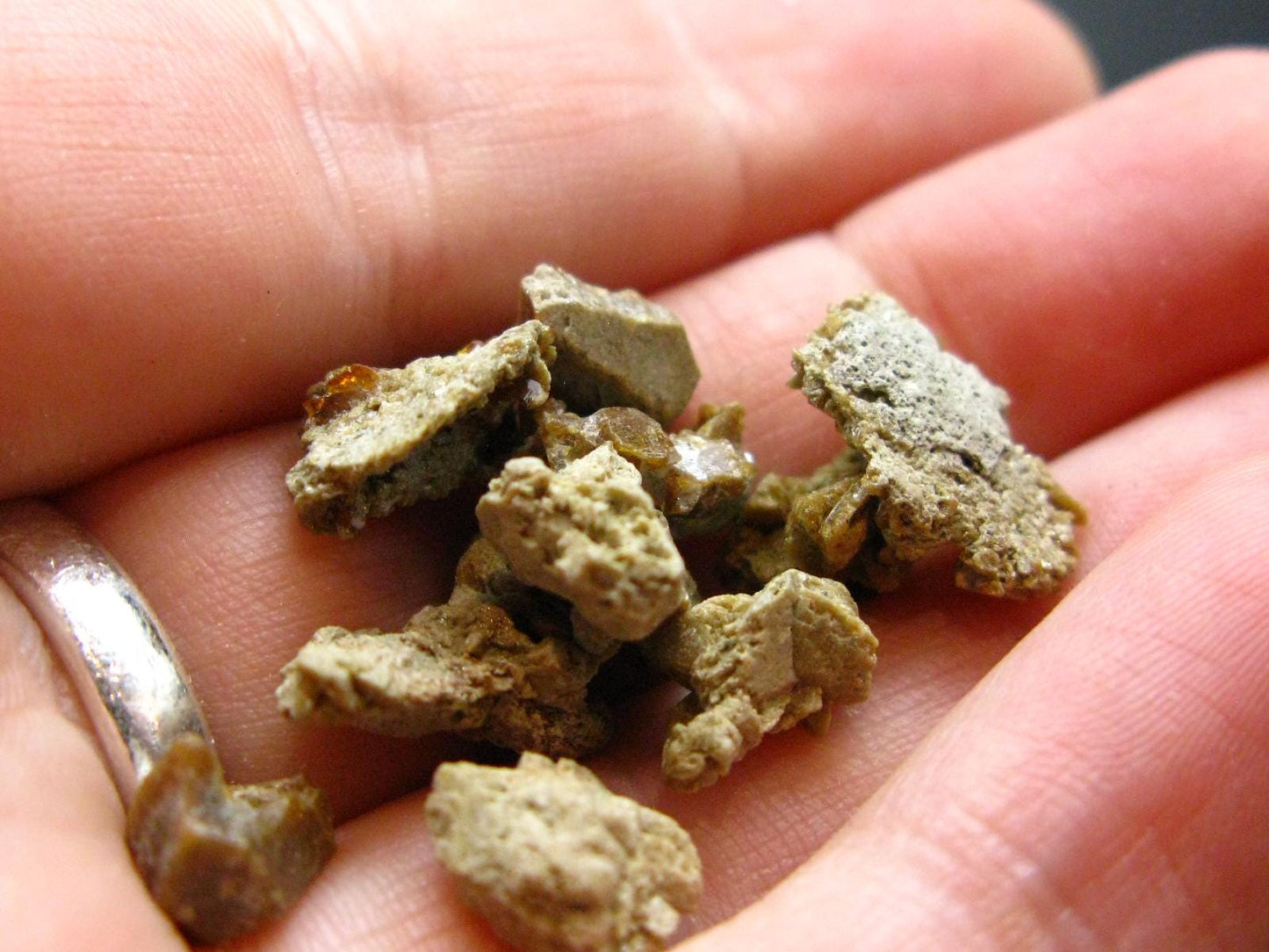 Rare Lot of 10 Monazite Crystals From Brazil - 6.62 Grams