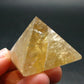 Citrine Unheated Polished Pyramid From Brazil - 1.4" - 41.53 Grams