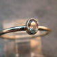 Genuine Alexandrite Gem Silver Ring From Russia - Size 7 - 1.47 Grams