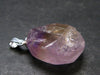 Stunning Natural Gem Ametrine Crystal Silver Pendant From Bolivia - 1.1" - 3.94 Grams