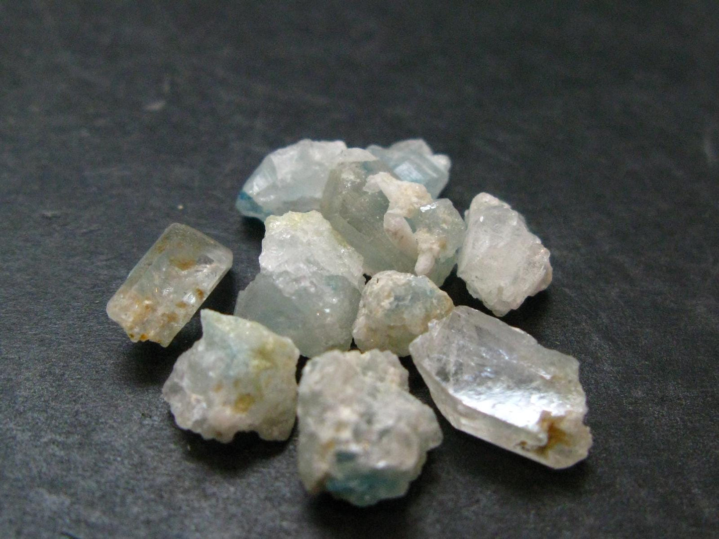 Lot of 10 Euclase Gem Crystal From Brazil - 27.20 Carats
