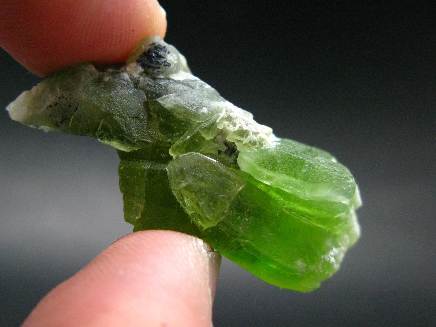 Rare 89.25 Carat Gem Peridot Olivine Cluster from Pakistan - 1.1"